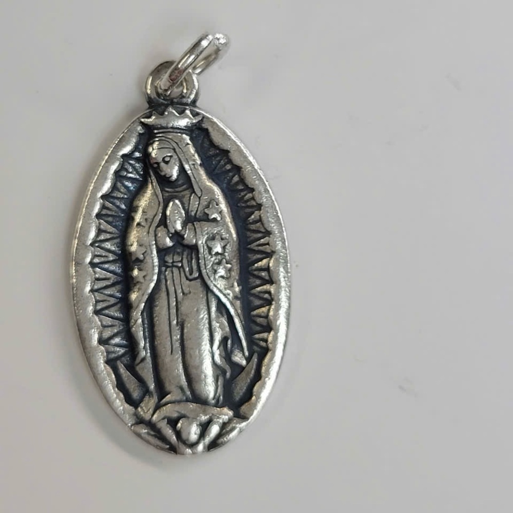 James Avery silver Virgin of Guadalupe Charm